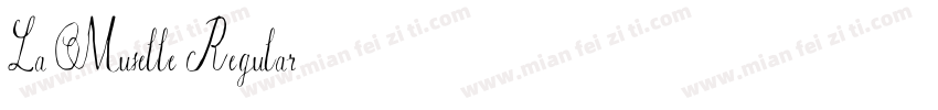La Muselle Regular字体转换